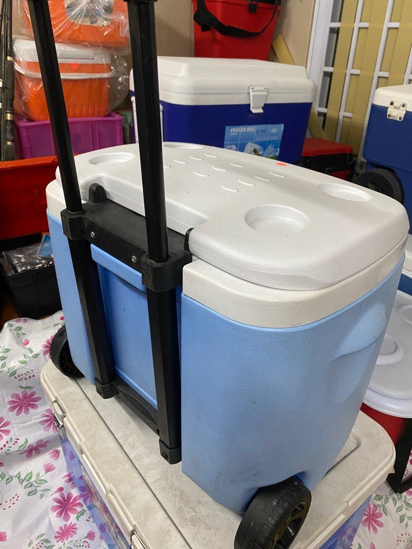 60L Cooler Box with Wheels Ice Box/ Cooler Box/ Beer Beverage Cooler