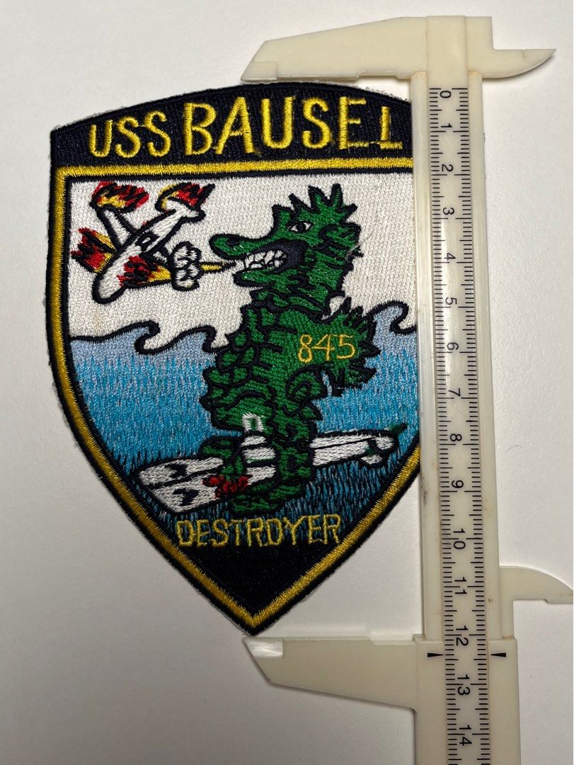 USS Baisel pathch （分類：復古收藏品）位於 Hong Kong。 由 johnqcitizen 提交（商品編號 1196417820，圖片 3）。簡介： 1 front 2 back 3 tall of the patch 12.4cm 。