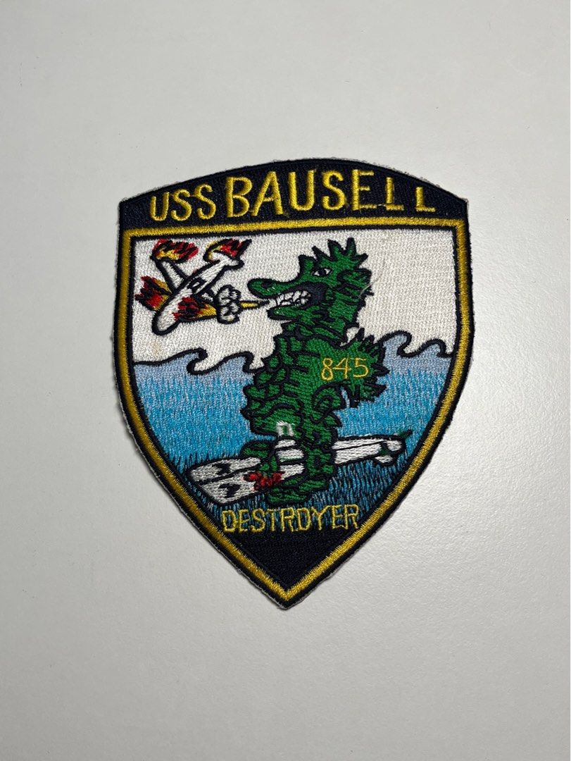 USS Baisel pathch （分類：復古收藏品）位於 Hong Kong。 由 johnqcitizen 提交（商品編號 1196417820，圖片 1）。簡介： 1 front 2 back 3 tall of the patch 12.4cm 。
