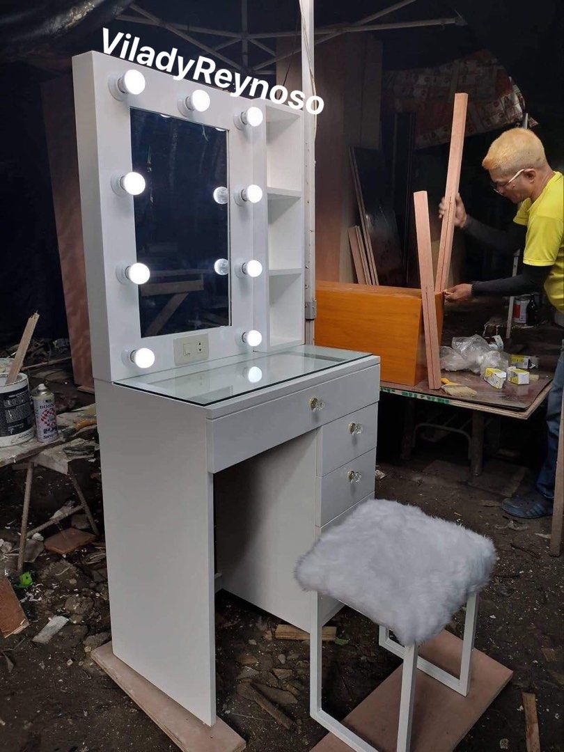 Vanity mirror vanity dresser (Category: Shelves, Cabinets & Racks) located in San Juan City. Submitted by projectvanity (Listing ID 1196522827, Image 3). Description: When it comes to vanitydresser/vanity station Don’t settle for less.. Remember “You are your vanity station” It reflects yourself,your personality,your mood,your state of sanity Have some haven in your area Let our vanity professional team handle your custom made designs Have your v