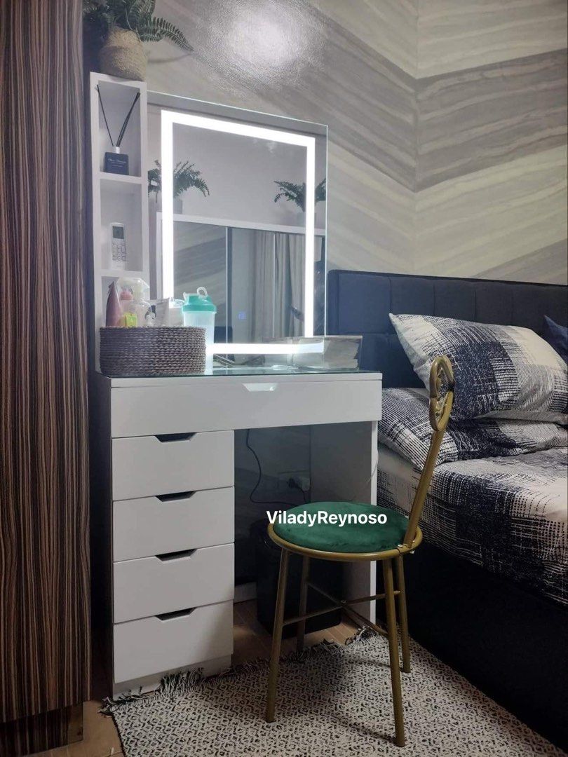 Vanity mirror vanity dresser (Category: Shelves, Cabinets & Racks) located in San Juan City. Submitted by projectvanity (Listing ID 1196522827, Image 2). Description: When it comes to vanitydresser/vanity station Don’t settle for less.. Remember “You are your vanity station” It reflects yourself,your personality,your mood,your state of sanity Have some haven in your area Let our vanity professional team handle your custom made designs Have your v