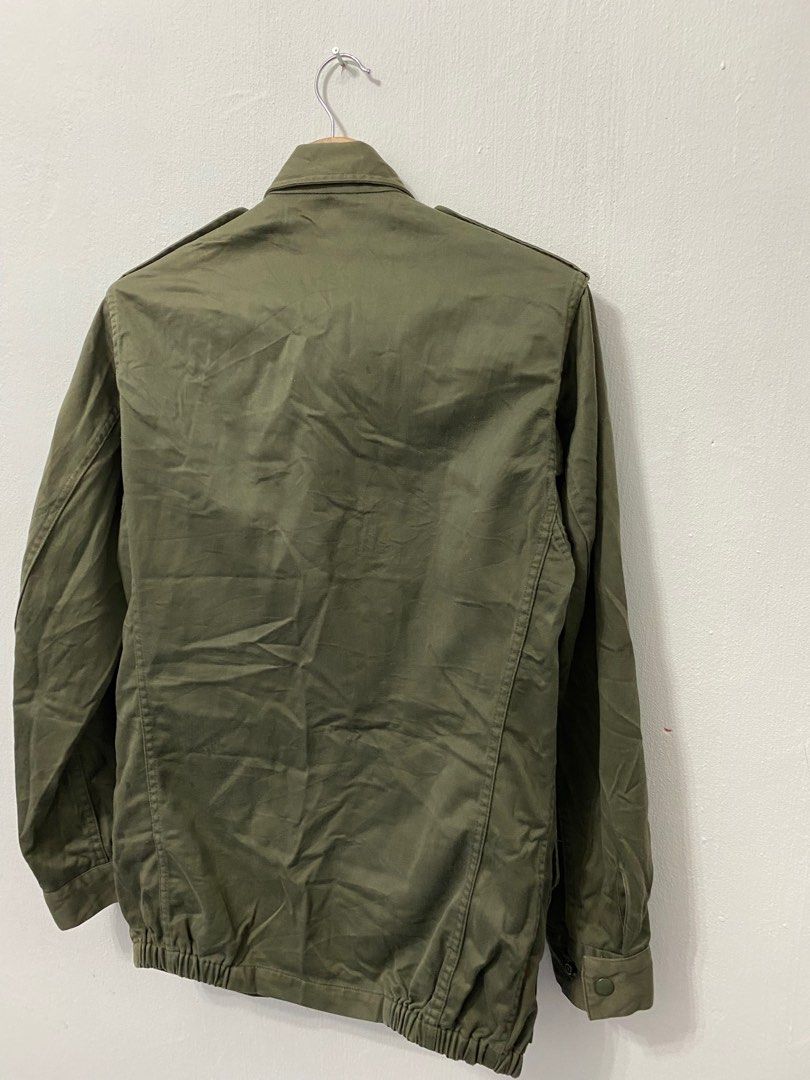 Vintage 80s French Army Field Jacket Military Warein Lille 