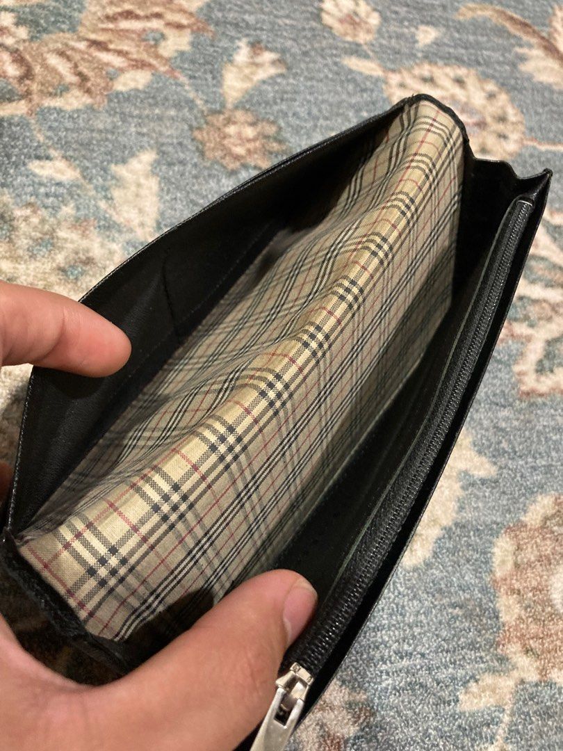 Burberry Somerset Check Zip Wallet