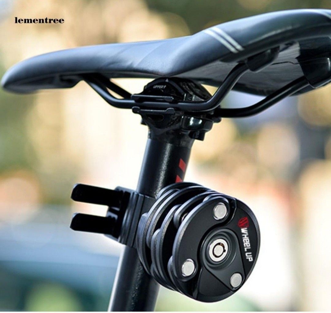 Wheel Up Anti Theft Chain bicycle Lock Sports Equipment Bicycles