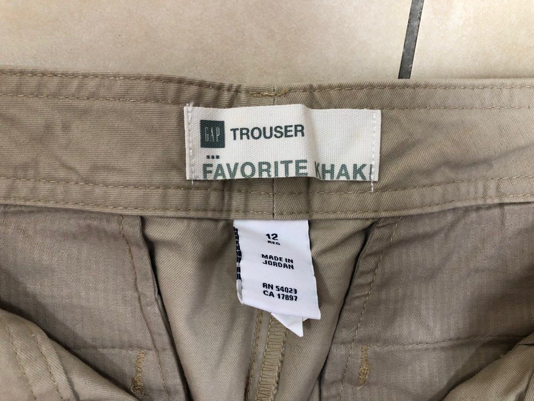 Women Gap Trouser Favorite Khaki Cream Women s Fashion Bottoms