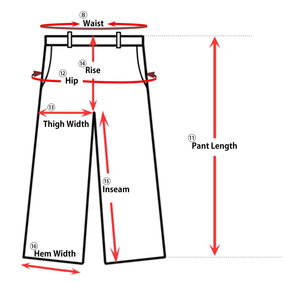 How to Measure Dress Trousers and Casual Pants  Proper Cloth Help