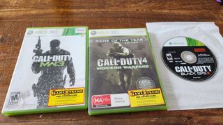 Xbox 360 Games - call of duty set