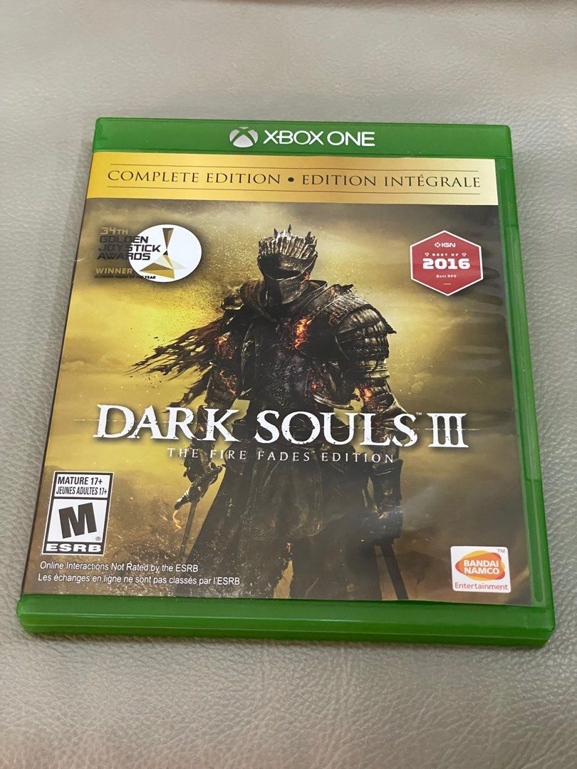 Xbox One Dark Souls 3 Complete Edition 暗黑靈魂III, 電子遊戲, 電子