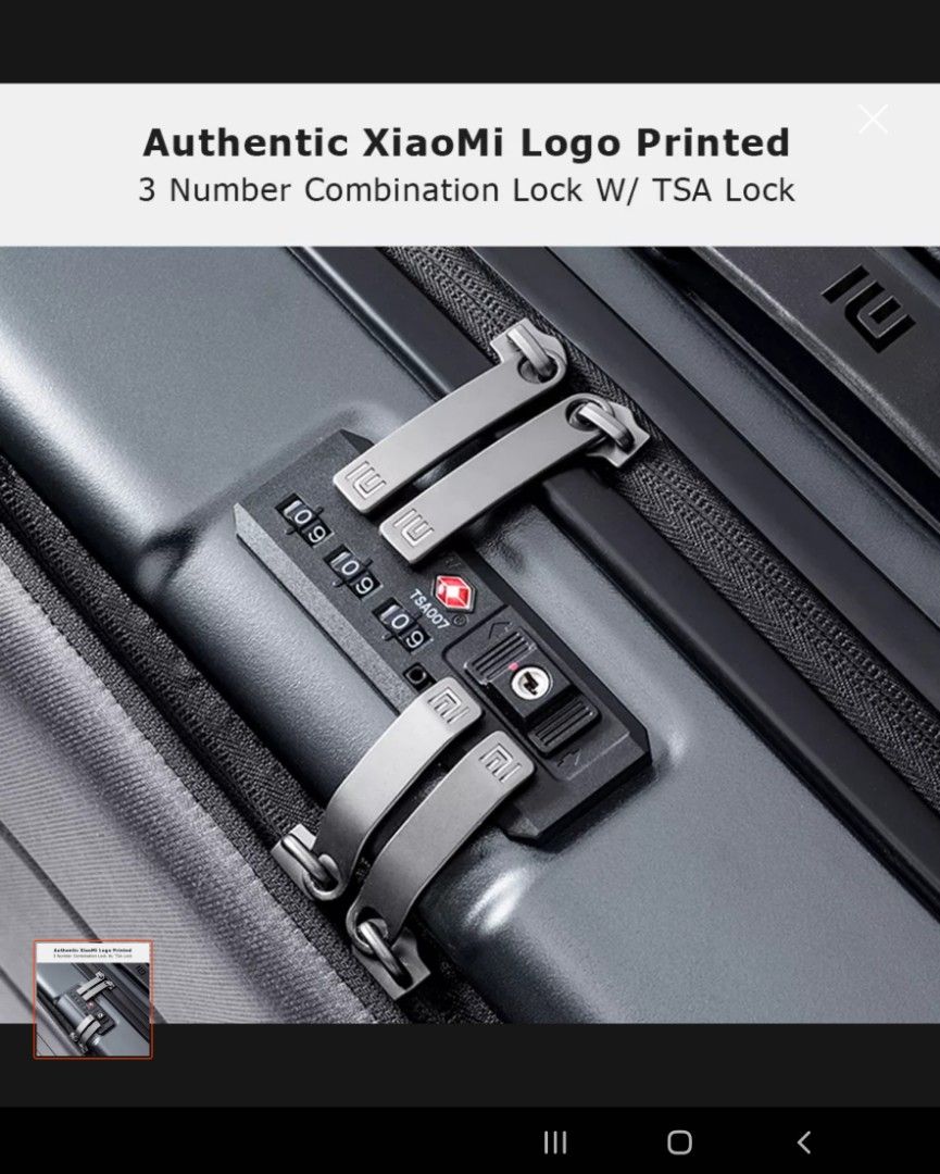 Xiaomi business luggage 20 inch 20" cabin size latest version, Hobbies