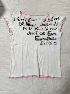 y2k style graphic top