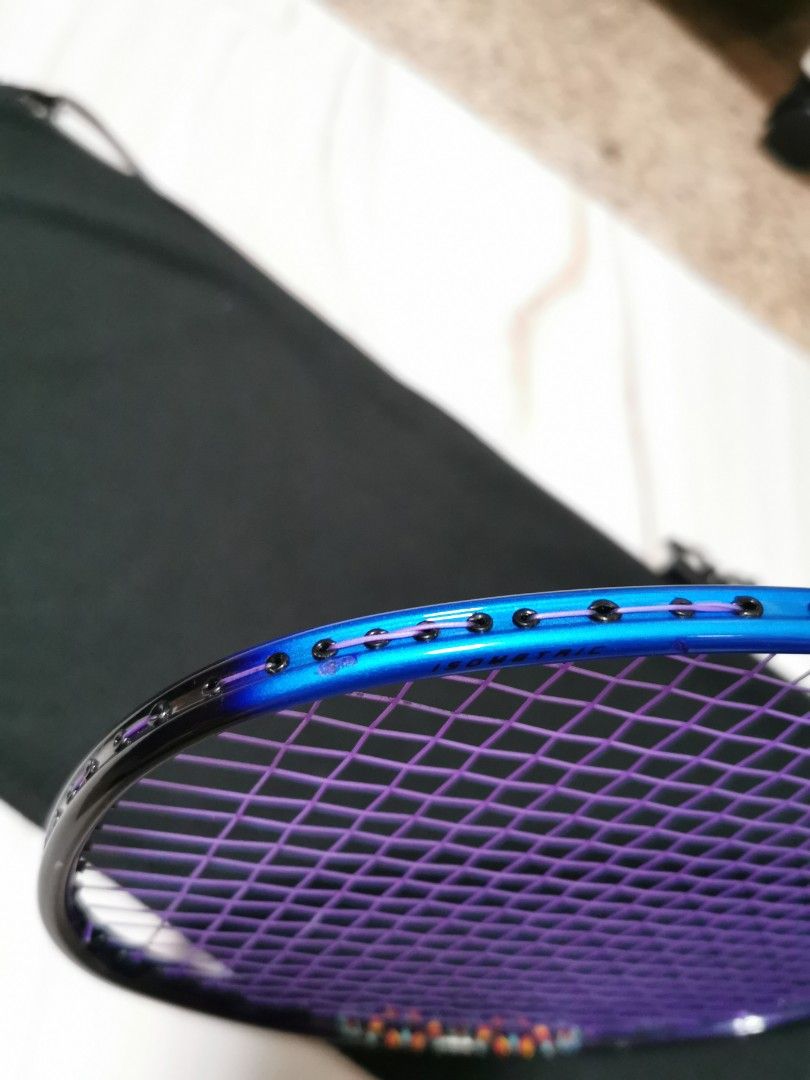 Yonex Astrox Smash Badminton Racket with Li Ning N65 String, Sports