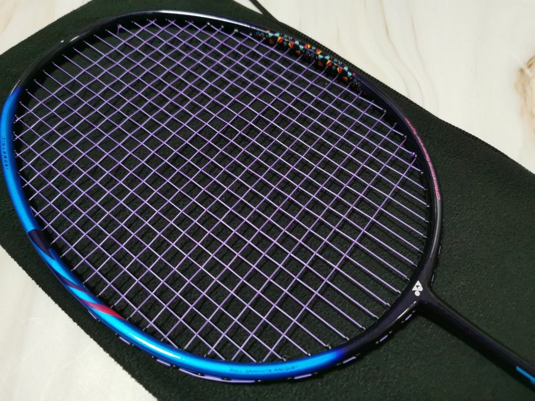 Yonex Astrox Smash Badminton Racket with Li Ning N65 String, Sports