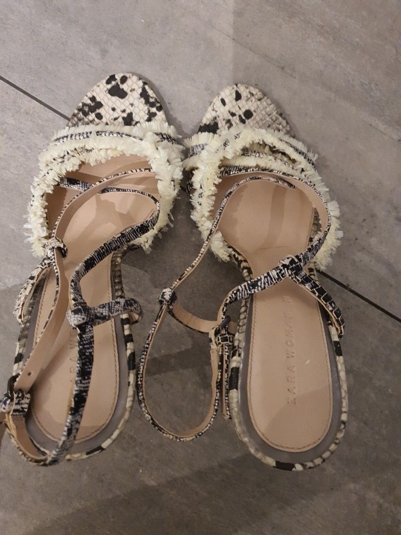 Snake print heels zara clearance