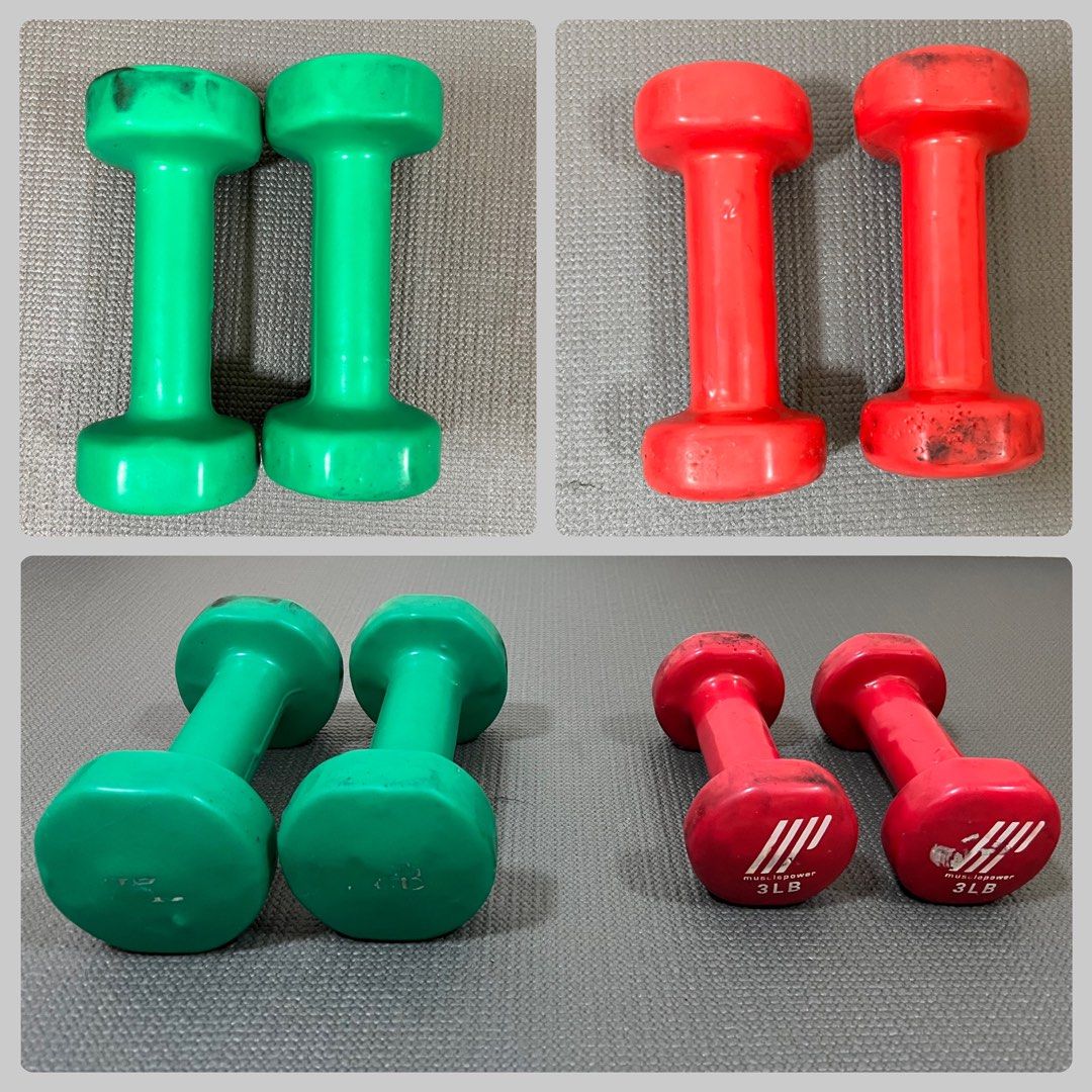 10 kg Ensayo Vinyl dumbbells pair Sports Equipment Exercise