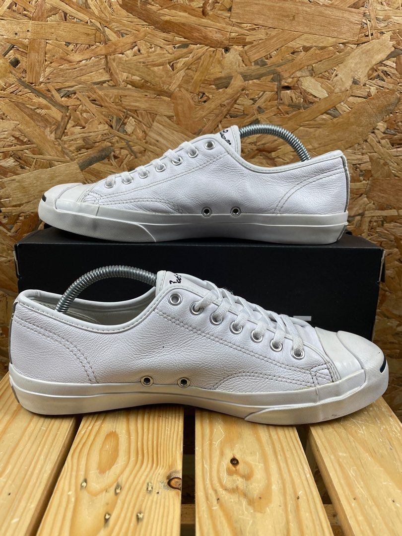 10uk Jack Purcell Leather Ox Wht Ath White Men s Fashion