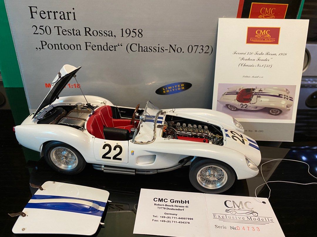 1/18 CMC Ferrari 250 Testa Rossa M-080, 興趣及遊戲, 旅行, 旅遊