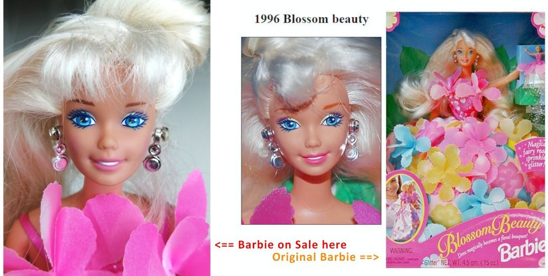 1996 Blossom Beauty Rare Barbie Doll for Girls Children Kids Vintage 1990s