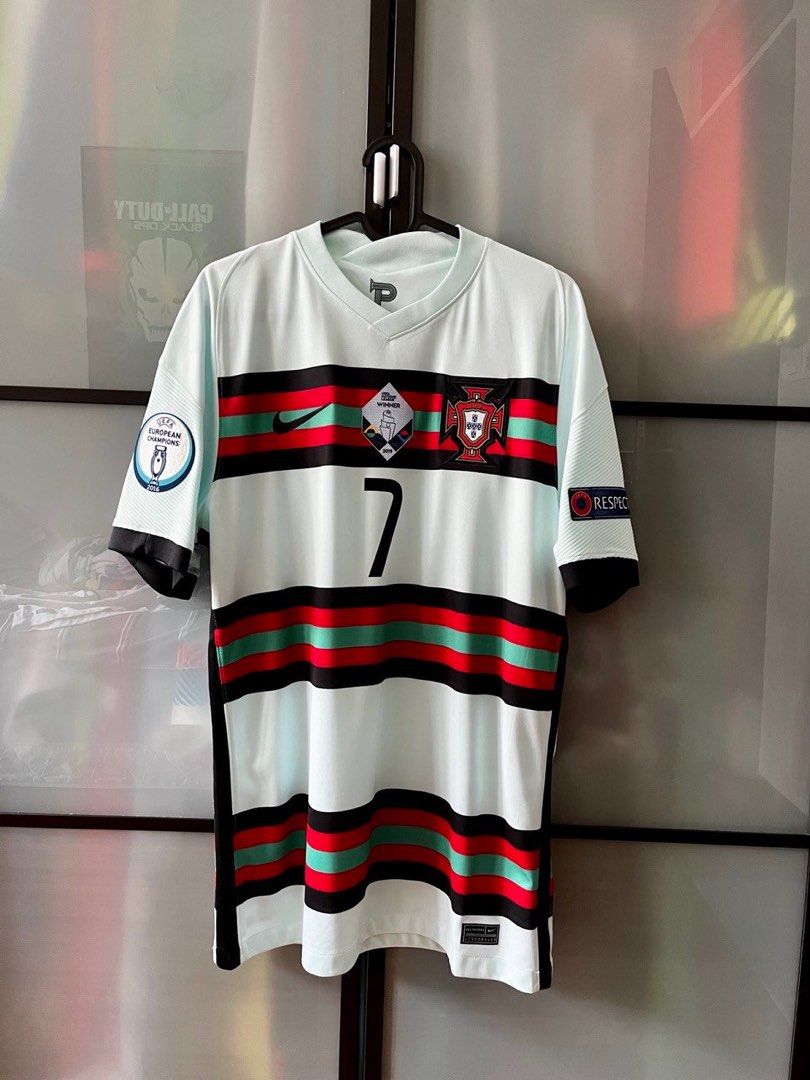 2020 Portugal Away Jersey RONALDO 7, Men's Fashion, Activewear on Carousell