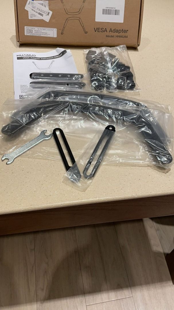 2426) HUANUO Universal VESA Mount Adapter Kit, NonVESA Adapter for 17