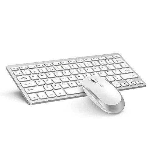 [2799] Wireless Keyboard and Mouse, Jelly Comb KUT019 2.4G Ultra Slim