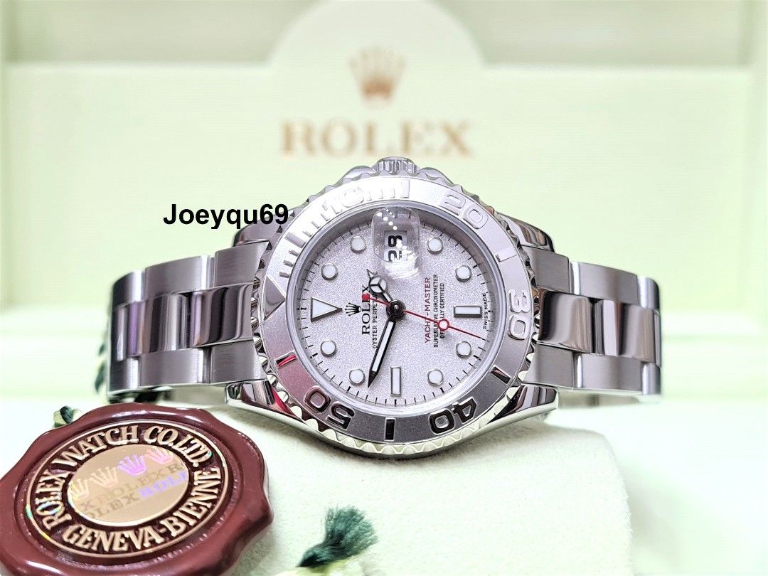 rolex yacht master platinum dial discontinued