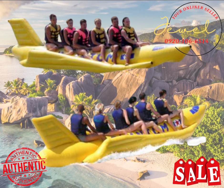 4 SEATERS AIRPLANE INFLATABLE BANANA BOAT WATER SPORTS CUSTOMIZE