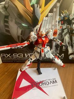 上色完成品 RG Nu Gundam 牛高達 只此一隻 Bandai MG PG 已砌模型 噴油上色