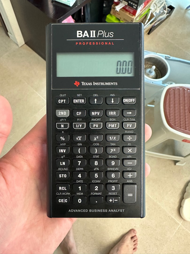 (留意描述) Texas Instruments BA ii Plus Professional HKICPA QP 