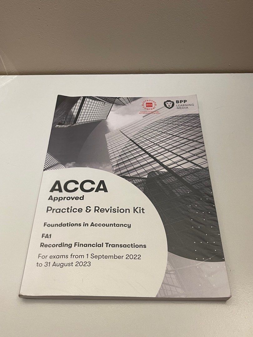 ACCA FIA FA1 FA2 MA1 PRACTICE & REVISION BPP KAPLAN KIT, Hobbies & Toys
