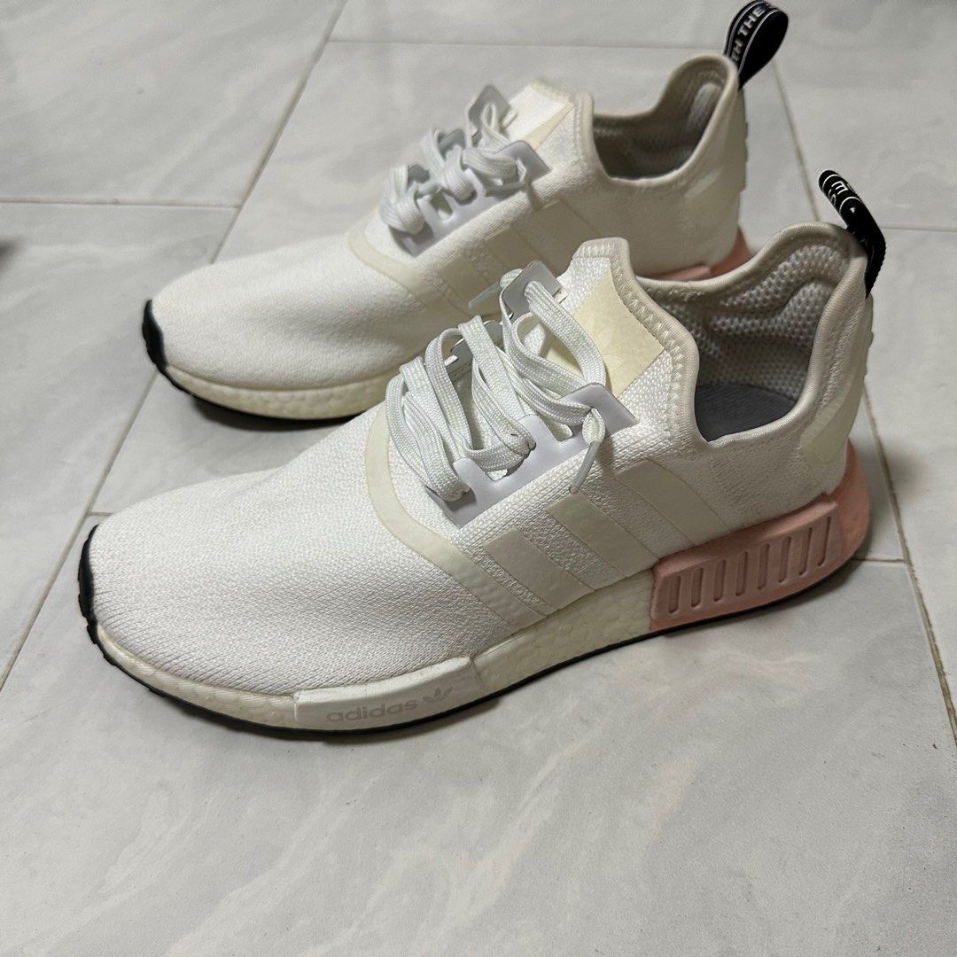 Nmd r1 sneakers shop footwear white vapour pink