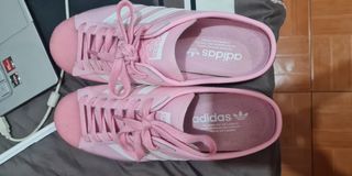Adidas pink clogs
