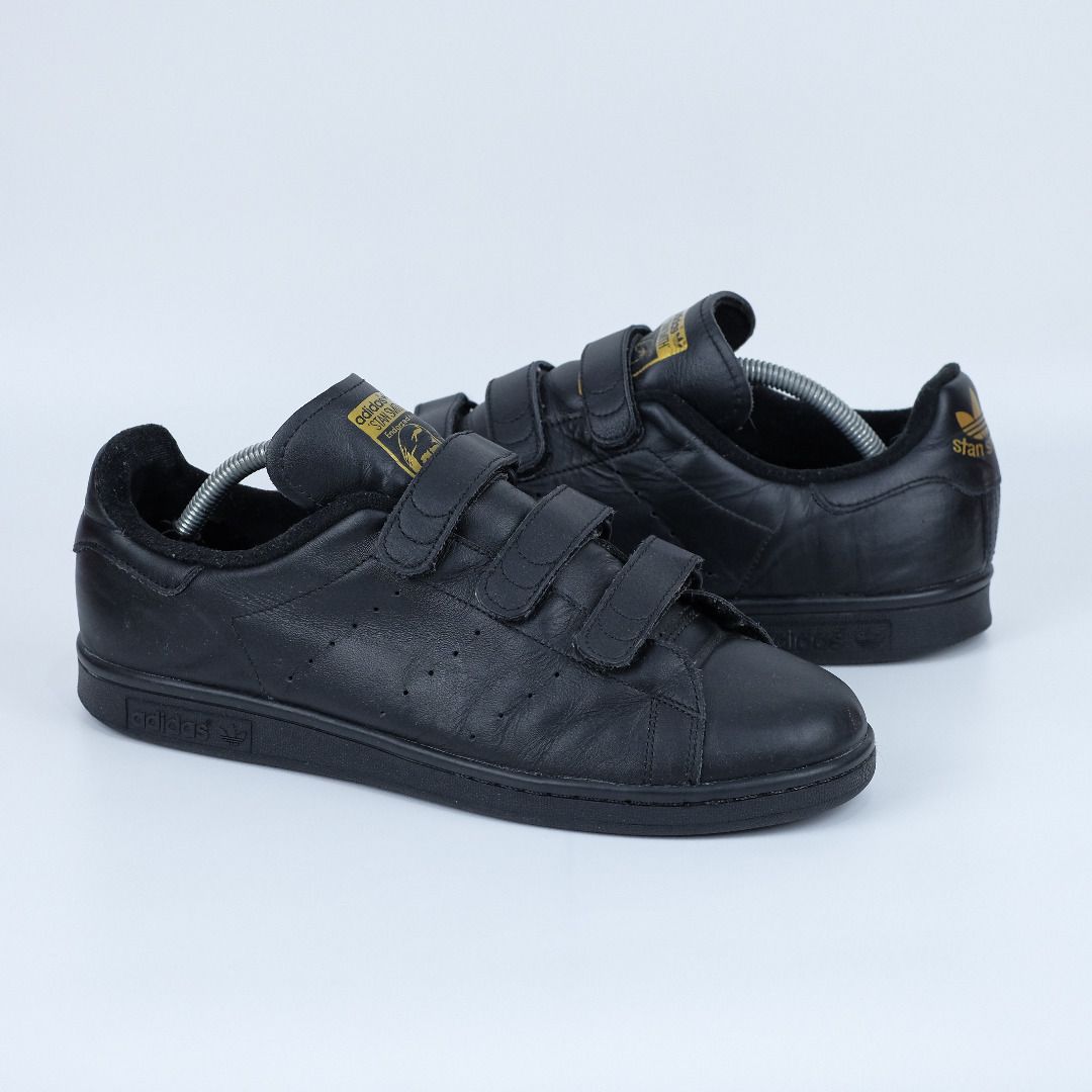 Adidas stan on sale smith cf black