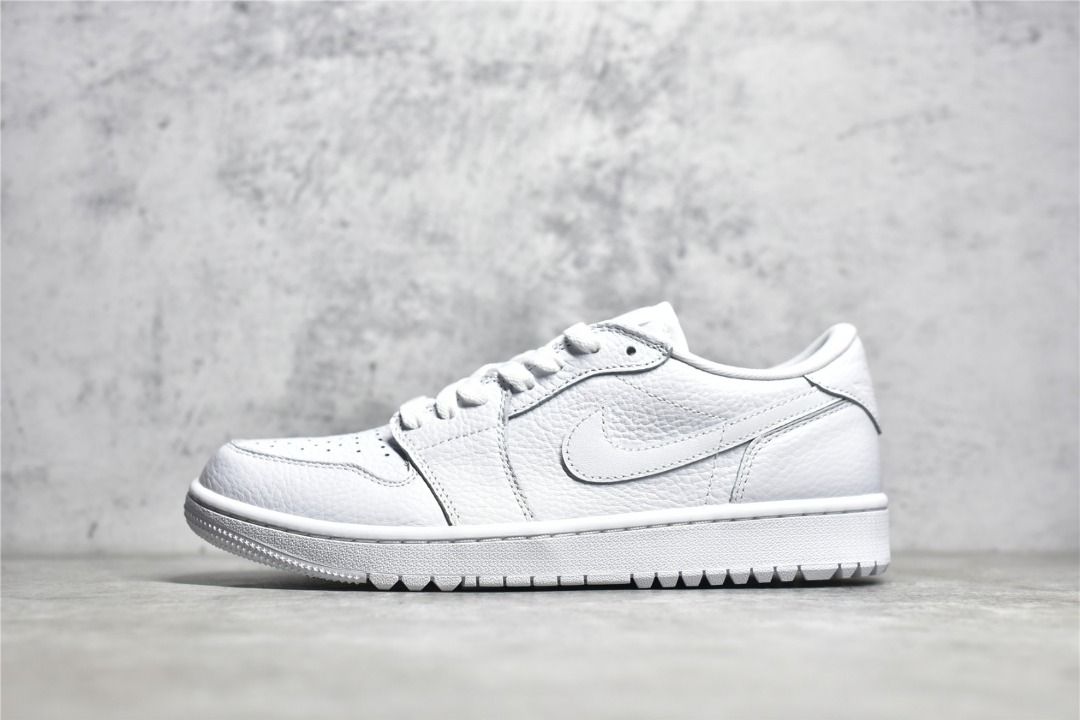 Air Jordan 1 low golf triple white shoes