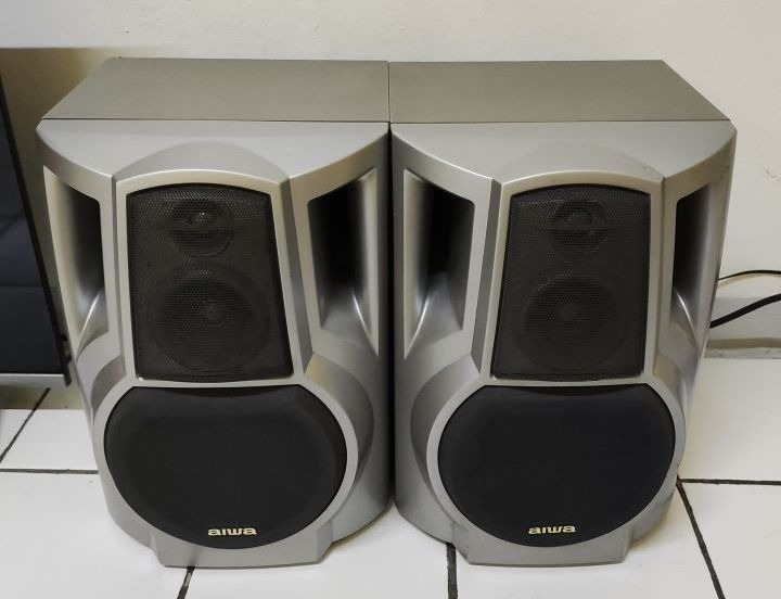 Aiwa Speaker Set, Audio, Soundbars, Speakers & Amplifiers on Carousell