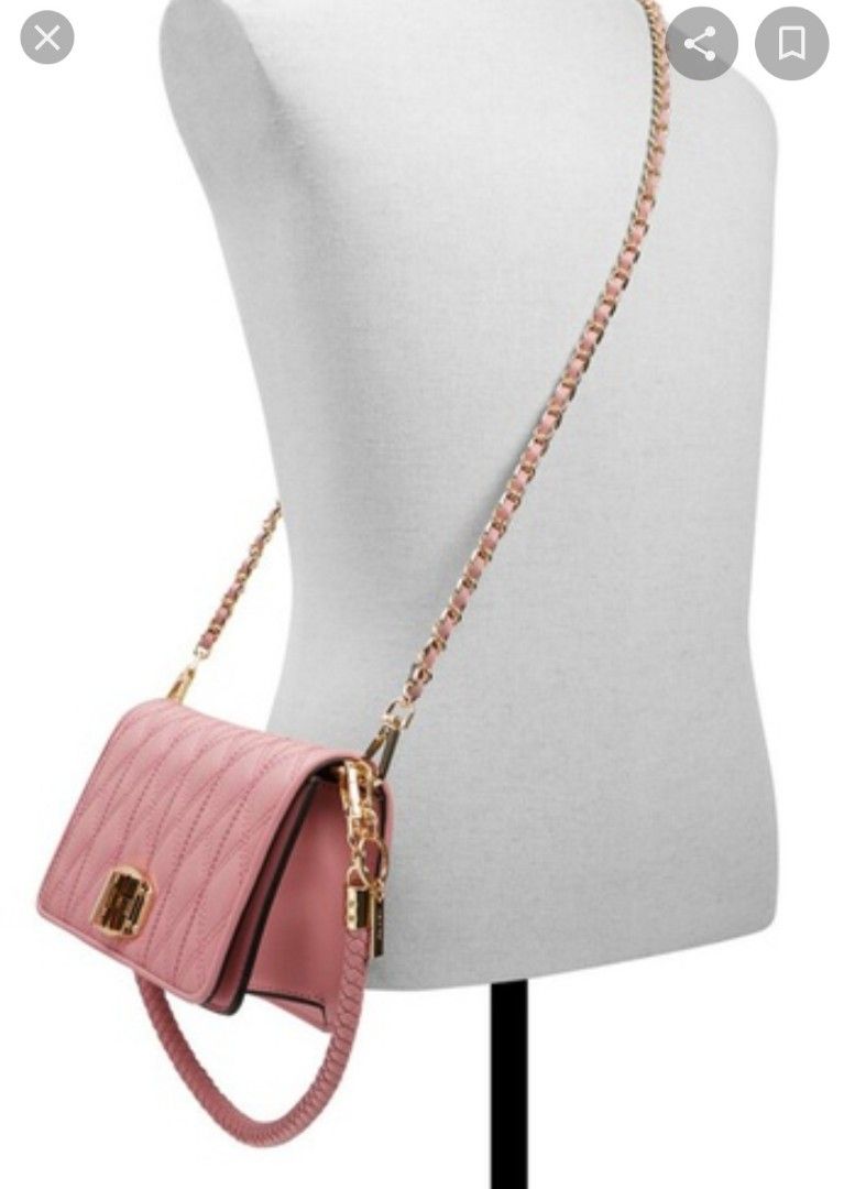 Aldo turn lock closure quilted shoulder bag Women s Fashion Bags