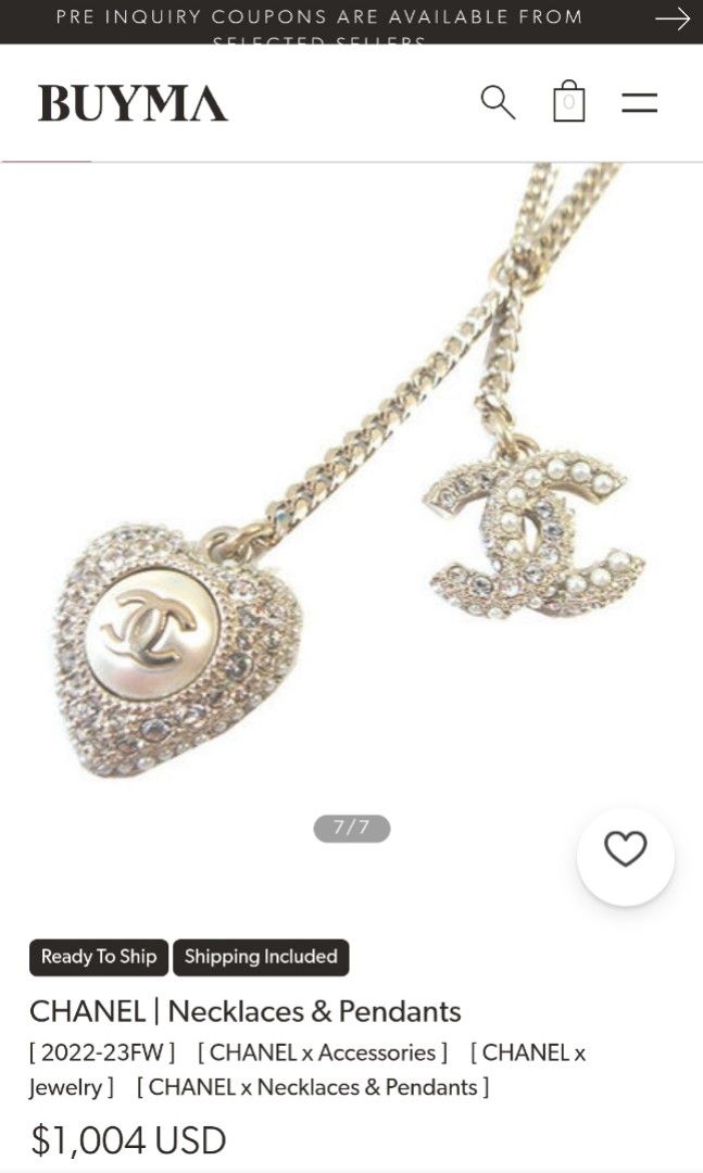 Authentic Chanel Necklace, Luxury, Accessories on Carousell