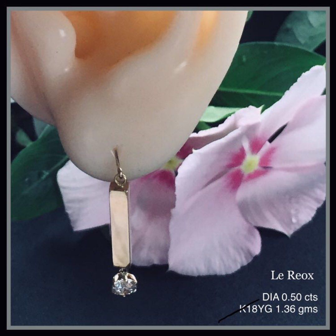 Authentic Dangling Diamond Earrings in K18 Yellow Gold (Category: Earrings) located in Manila. Submitted by vidap (Listing ID 1158831242, Image 2). Description: Diamond Dangling Earrings K18 Yellow Gold Authentic Brand New Source: Japan .
