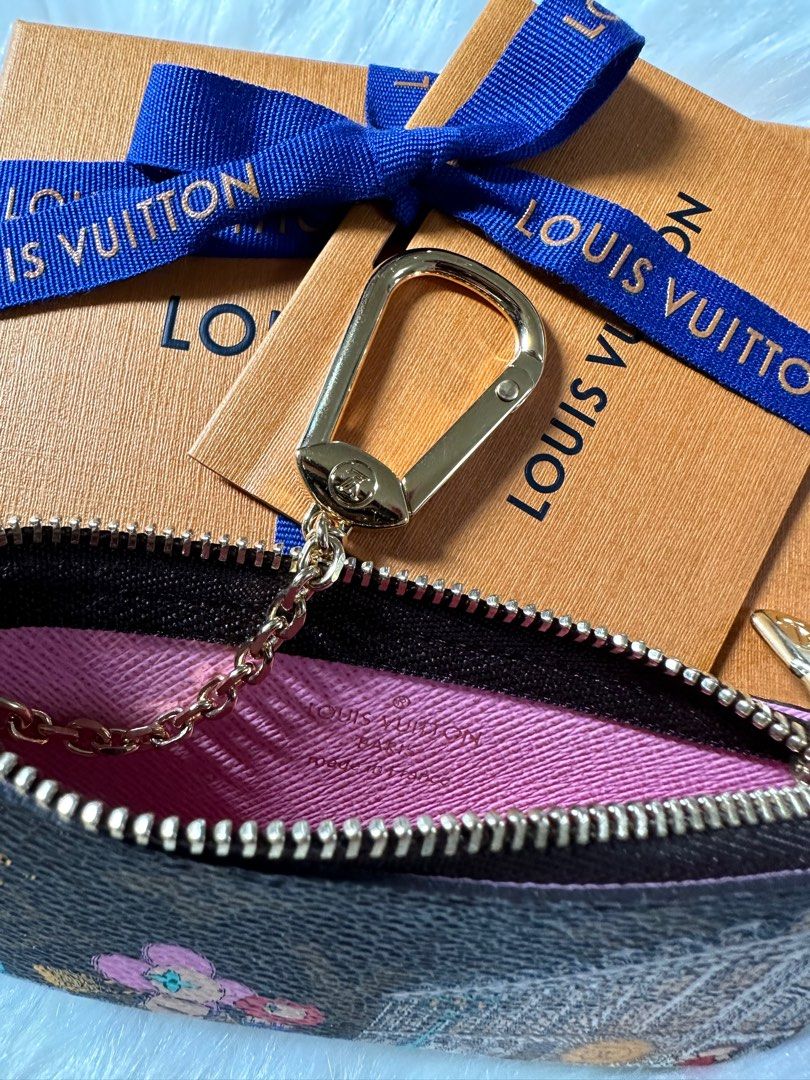 Louis Vuitton, Accessories, Louis Vuitton 222 Vivienne Holiday Animation  Key Pouch Cles Paris