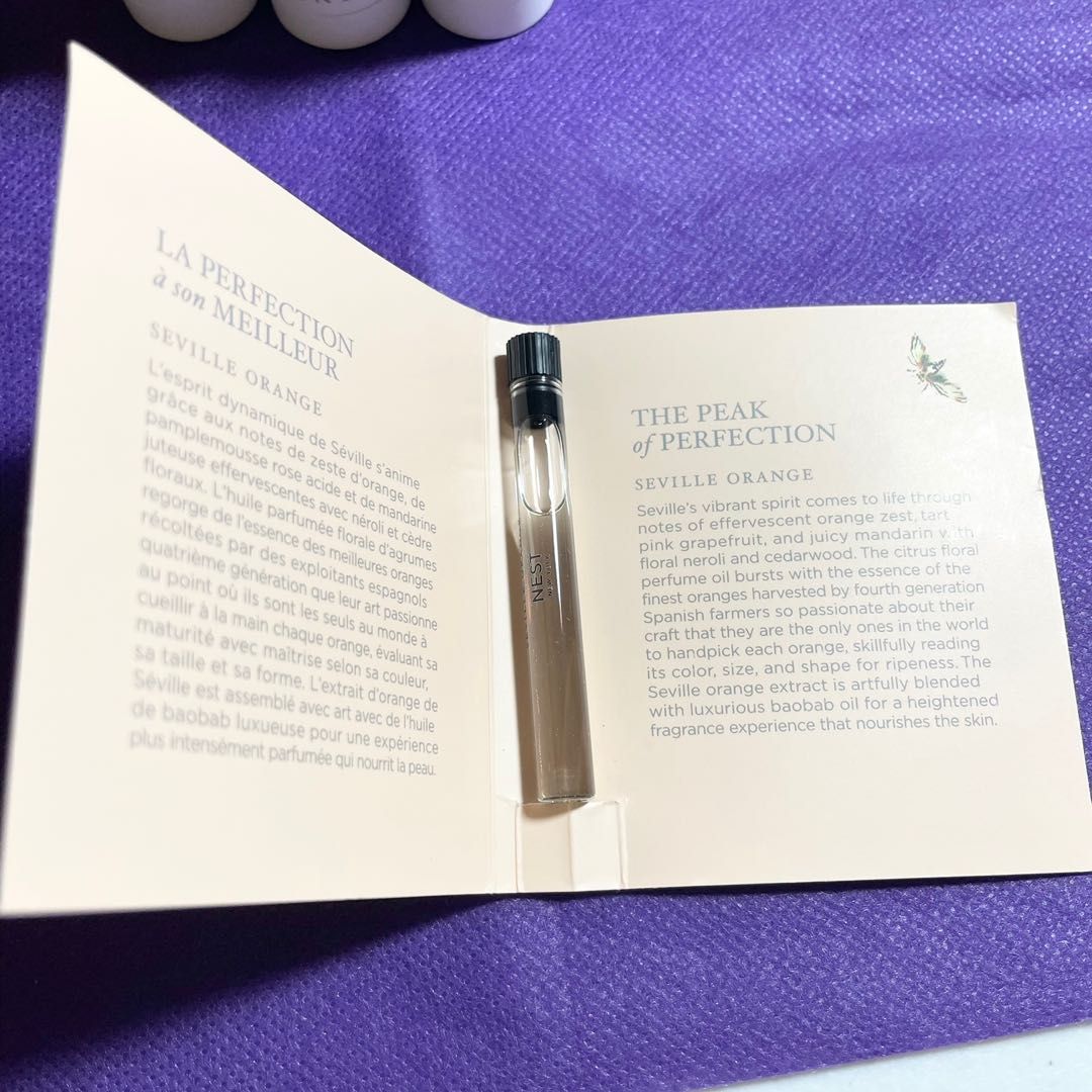 AUTHENTIC Nest New York Seville orange perfume oil vial, Beauty