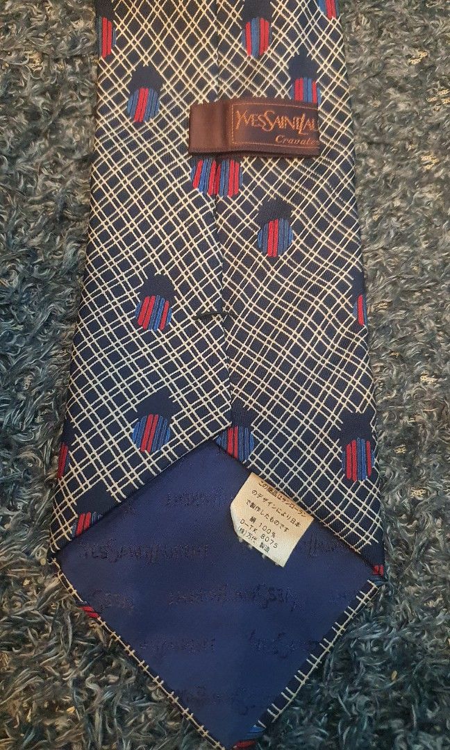 Authentic ysl necktie (Category: Luxury Apparel) located in Cavite. Submitted by ohmie23 (Listing ID 1196826783, Image 2). Description: Authentic ysl necktie.