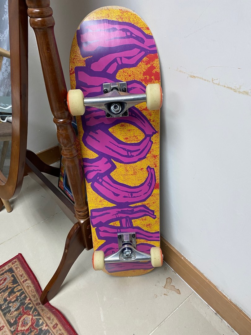 Supreme Smurfs Skateboard Purple オンラインストア特売中 スポーツ/アウトドア 