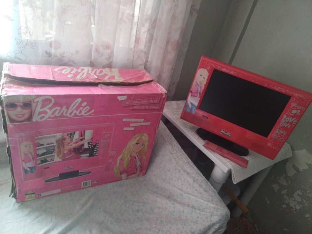 Barbie LCD TV/Monitor, Hobbies & Toys, Toys & Games on Carousell