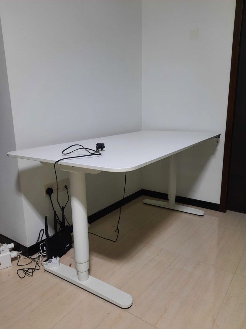 Ikea bekant shop adjust height