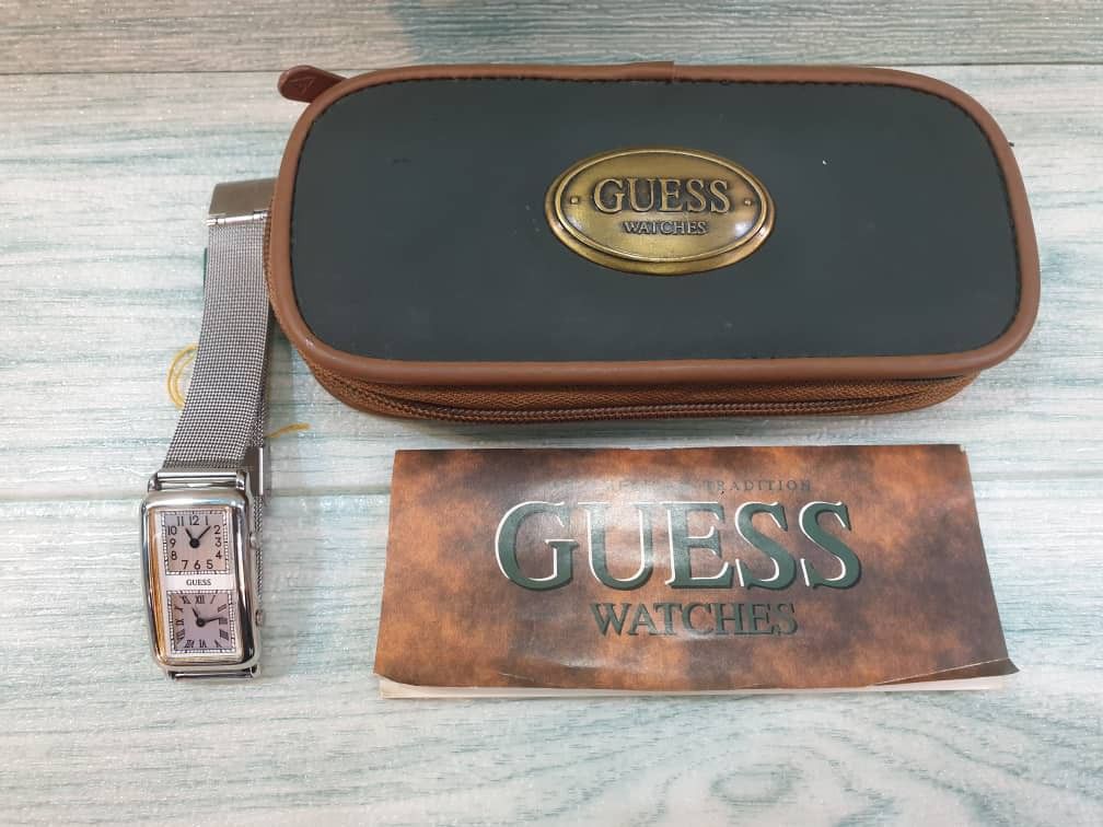 Brand Guess inc.1996 Dual Time Analog Watch Model Inc.1996