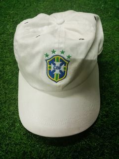 Brasil 1998 CBF logo white home cap