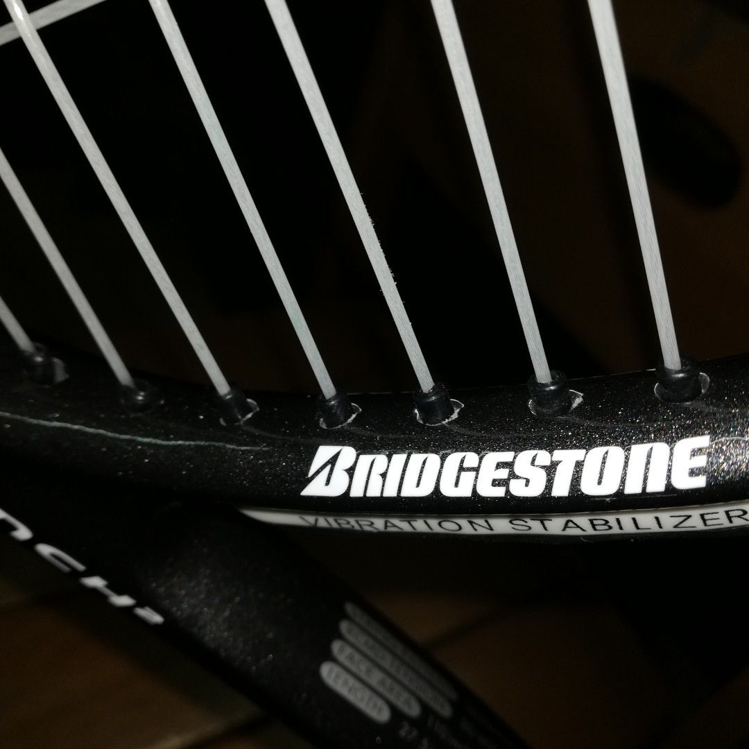 AR 110 Bridgestone tennis racket on Carousell