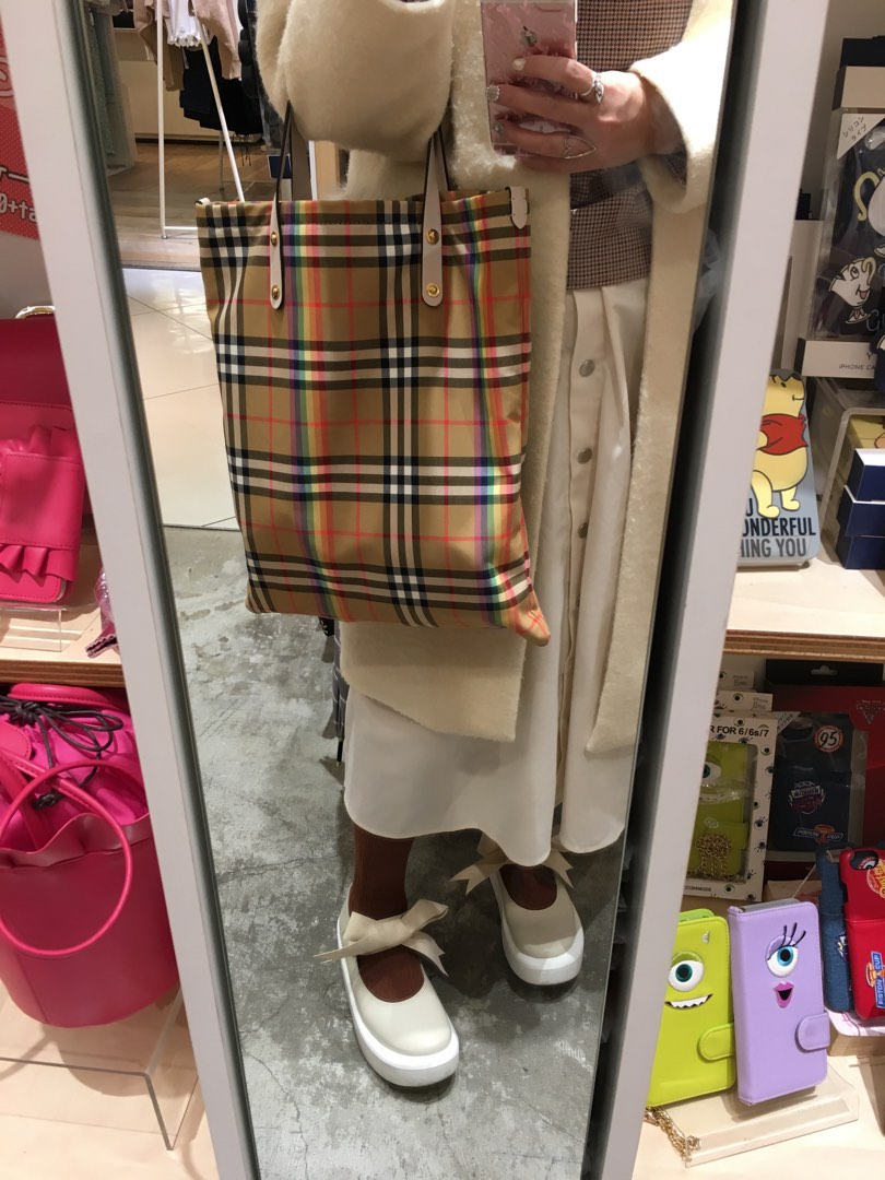 Burberry Rainbow Tote Bag Carousell