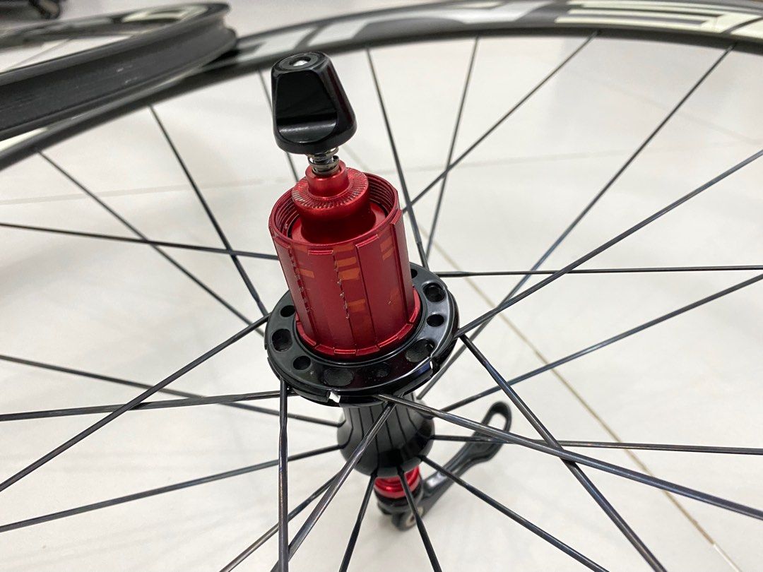 Carbon wheelset, Sports Equipment, Bicycles  Parts, Parts  Accessories on  Carousell