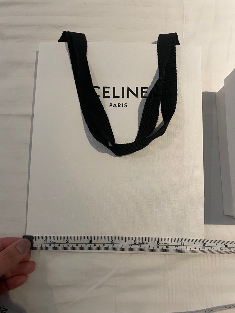 Celine mini box and paper bag, Luxury, Accessories on Carousell