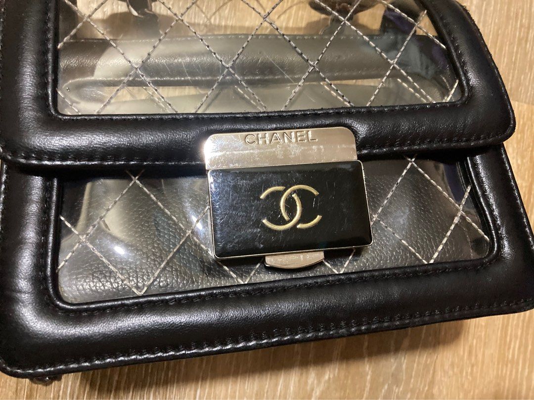 Chanel transparent bag 2019 best sale